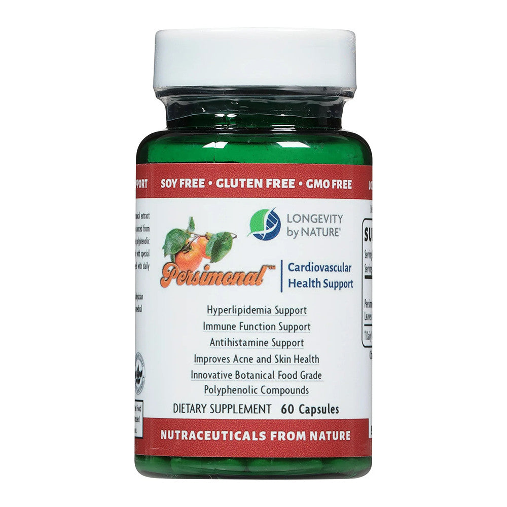 Longevity by Nature Persimonal Cardiovascular Health Support Capsules, 60 Ea